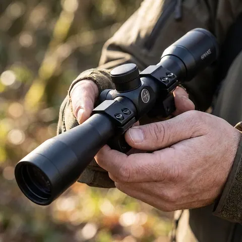 Приціл оптичний Hawke Fast Mount 4x32 сітка Mil Dot. Кільця на Ластівчин хвіст — фото 3