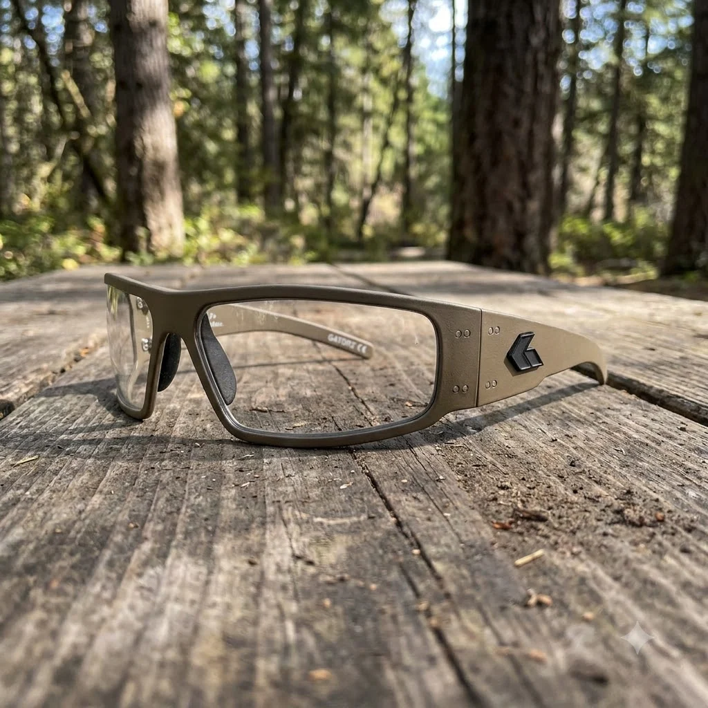 Захисні окуляри Gatorz Magnum Photochromic ANSI Z87.1 Mil-Spec Ballistic, Tan Cerakote - GZ-01-305