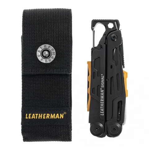 Мультиінструмент Leatherman SIGNAL BLACK, синтетичний чохол, картонна коробка — фото 7
