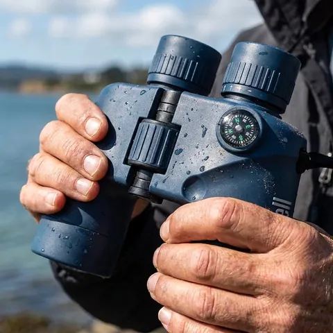 Бінокль Bushnell Marine Blue 7x50 мм з компасом і далекомірною сіткою — фото 2