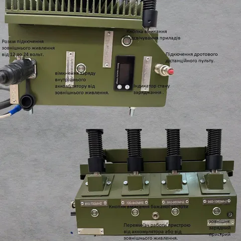 Універсальний окопний РЕБ GUARD з шістьма магнітними тримачами (5 каналів) — фото 9
