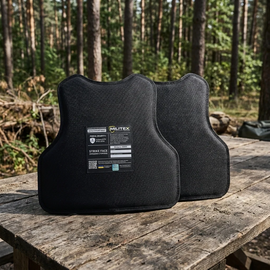 Балістичний пакет для бронежилета Militex XL (спина 60,8*51,2 см/груди 41,9*45,9 см) 2 клас