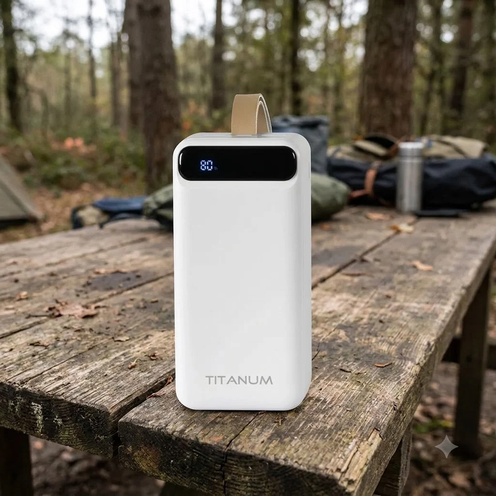 Повербанк 50000mAh TITANUM 741S 22.5W White