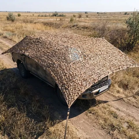 Маскувальна сітка Militex для авто Дубове листя індивідуального розміру (50 грн за 1 кв.м.)