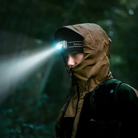 Ліхтар налобний Naturehike CNK2450ZM015, коричневий — фото 3