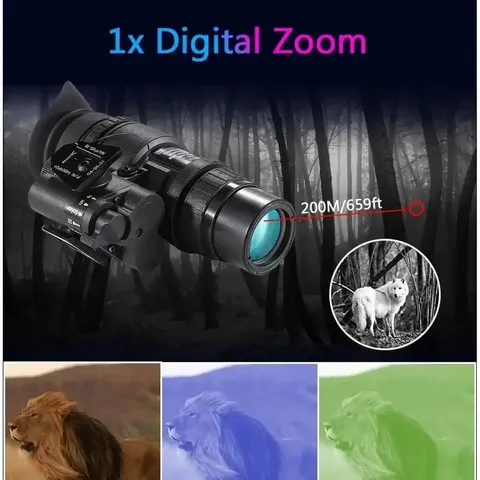 Прилад нічного бачення PVS-18A1 Night Vision із кріпленням FMA L4G24 на шолом — фото 8