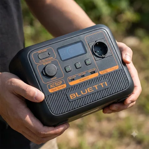 Зарядна станція Bluetti AC50P 700W (AC50P) Чорний — фото 3