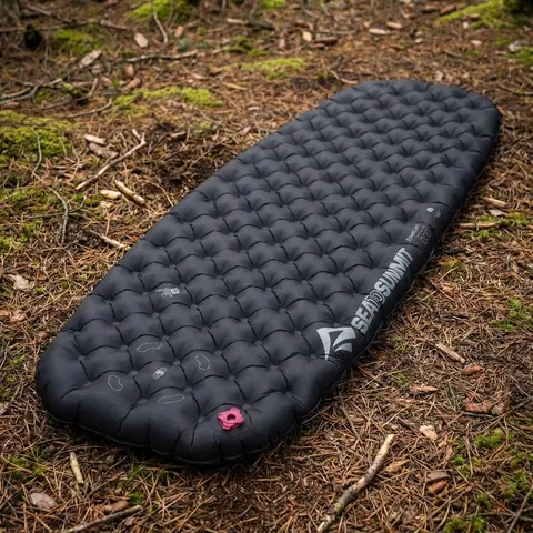 Надувний килимок (168x55x10см) Sea to Summit EtherLight XT Extreme Mat , Black/Persian Red, Regular — фото 3